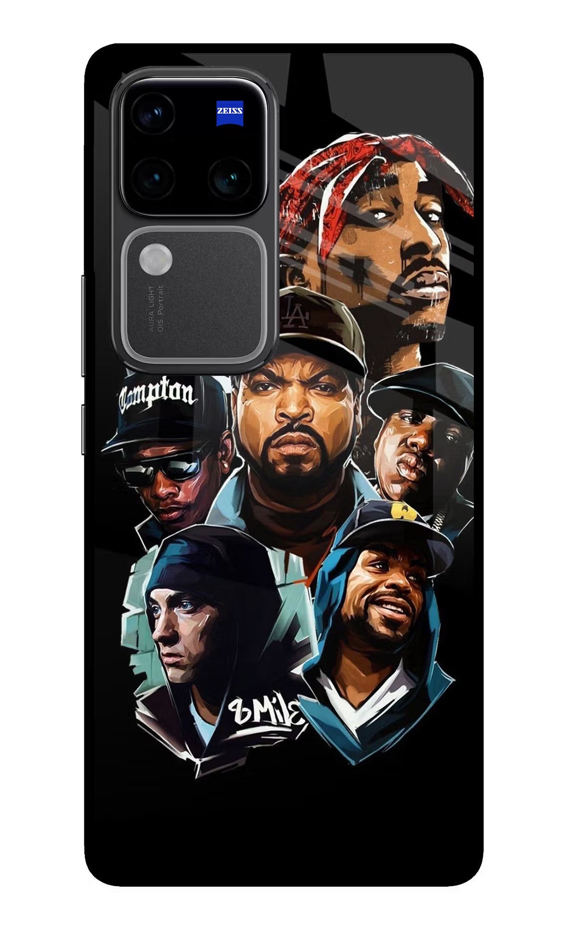 Rappers Vivo V30 Pro 5G Glass Case