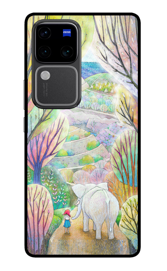 Nature Painting Vivo V30 Pro 5G Glass Case