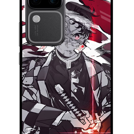 Demon Slayer Vivo V30 Pro 5G Glass Case