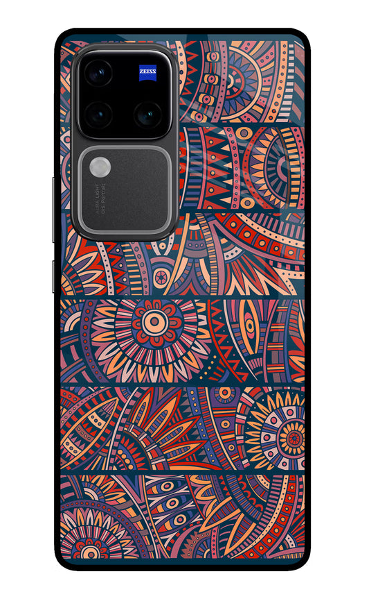 African Culture Design Vivo V30 Pro 5G Glass Case