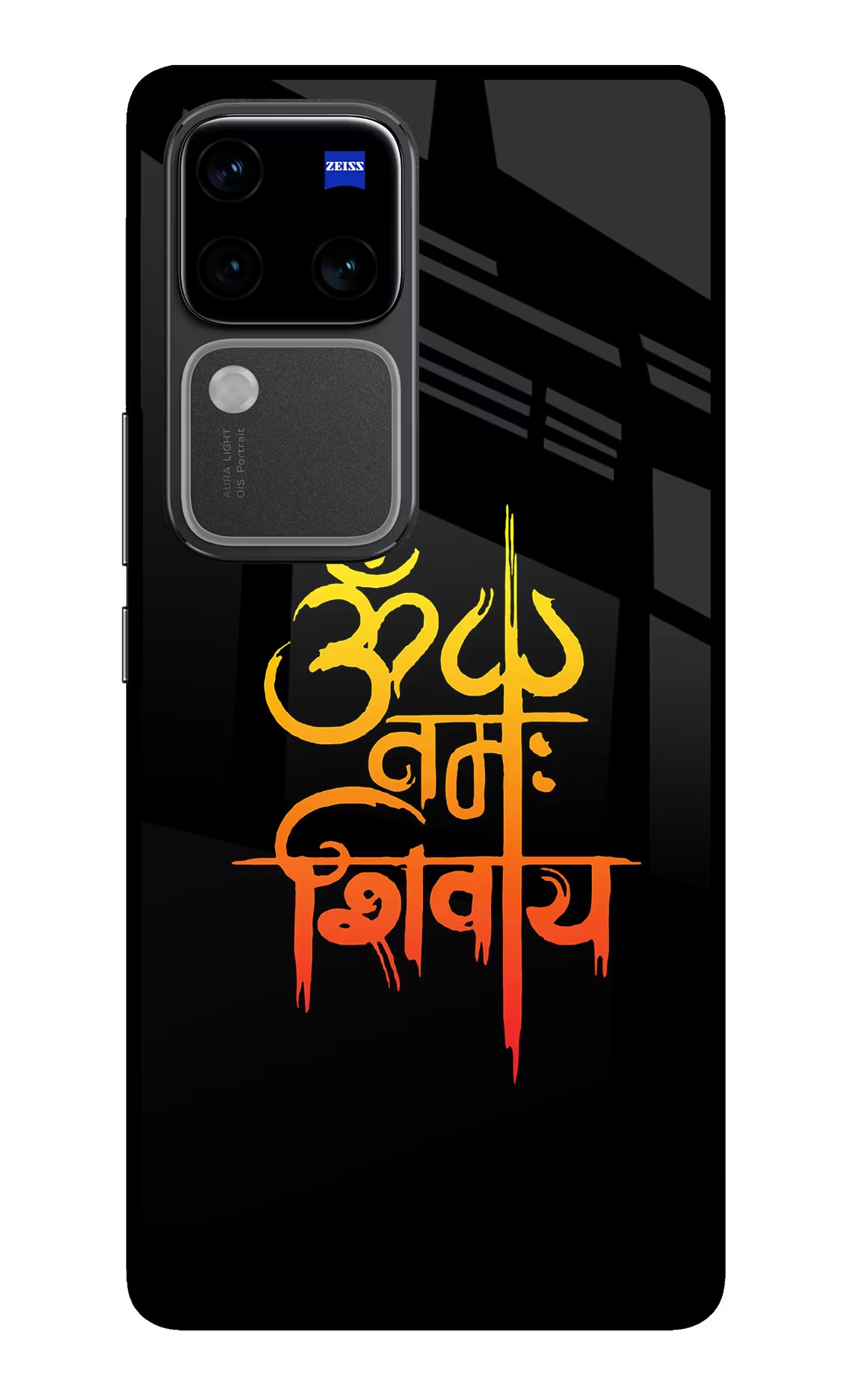 Om Namah Shivay Vivo V30 Pro 5G Glass Case Back Cover by Casekaro