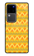 Tribal Pattern Vivo V30 Pro 5G Glass Case