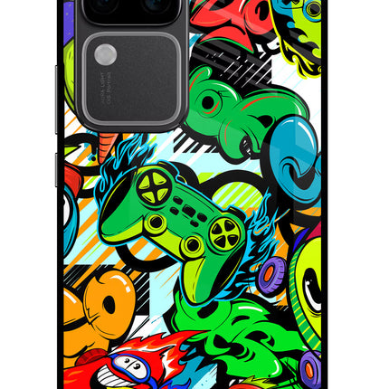 Game Doodle Vivo V30 Pro 5G Glass Case