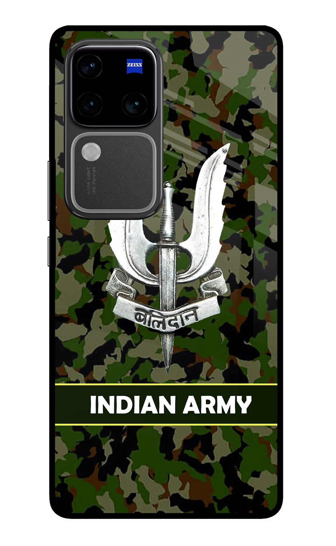 Balidan Indian Logo Vivo V30 Pro 5G Glass Case Back Cover by Casekaro