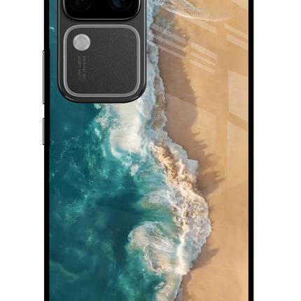 Ocean Beach Vivo V30 Pro 5G Glass Case