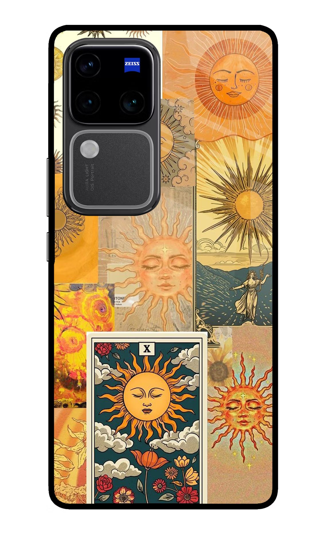Sun Vivo V30 Pro 5G Glass Case Back Cover by Casekaro