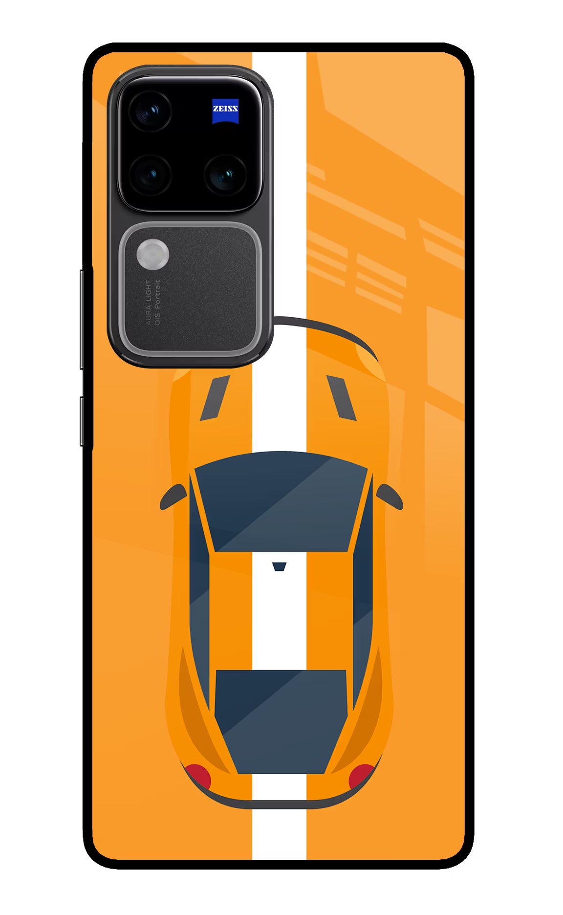 Highway Pursuit Vivo V30 Pro 5G Glass Case Back Cover by Casekaro
