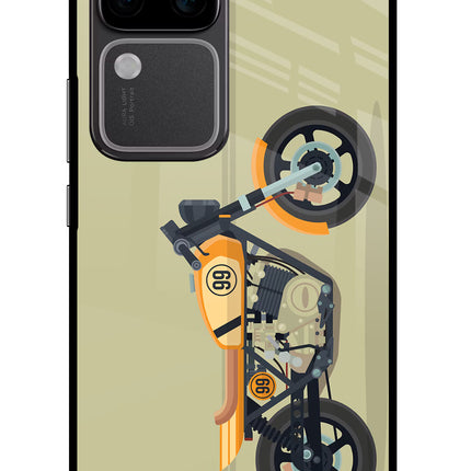 Vertical Speedster Vivo V30 Pro 5G Glass Case