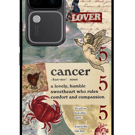 Cancer Zodiac Vivo V30 Pro 5G Glass Case