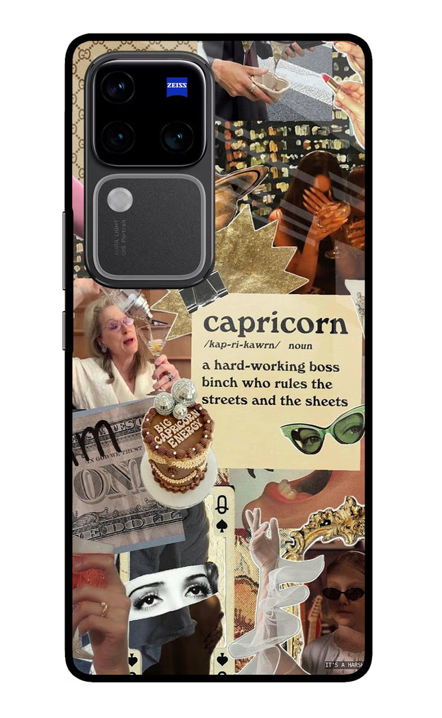 Capricorn Zodiac Vivo V30 Pro 5G Glass Case