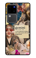 Gemini Zodiac Vivo V30 Pro 5G Glass Case