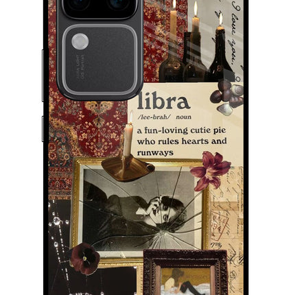 Libra Zodiac Vivo V30 Pro 5G Glass Case