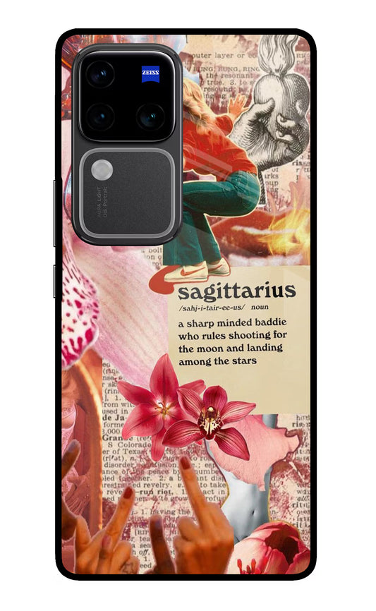 Sagittarius Zodiac Vivo V30 Pro 5G Glass Case