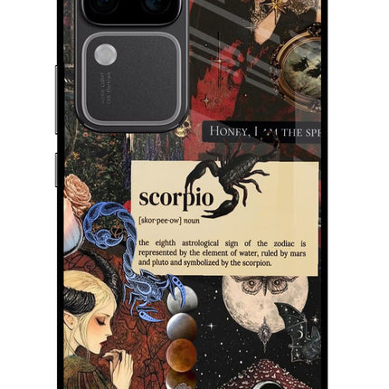 Scorpio Zodiac Vivo V30 Pro 5G Glass Case