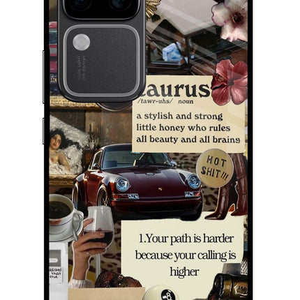 Taurus Zodiac Vivo V30 Pro 5G Glass Case