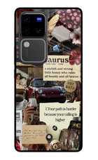 Taurus Zodiac Vivo V30 Pro 5G Glass Case