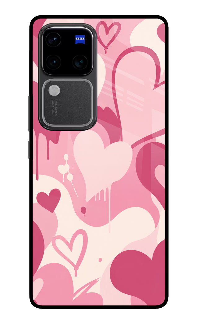 Hearty case Vivo V30 Pro 5G Glass Case