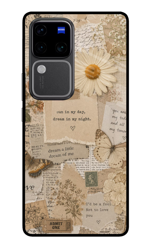 Vintage case Vivo V30 Pro 5G Glass Case