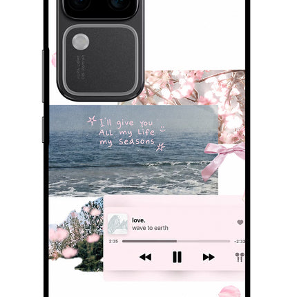 Wave to earth Vivo V30 Pro 5G Glass Case
