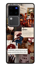 Zodiac Aries Vivo V30 Pro 5G Glass Case