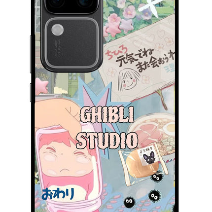 Studio Ghibli Vivo V30 Pro 5G Glass Case