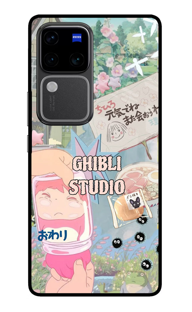 Studio Ghibli Vivo V30 Pro 5G Glass Case