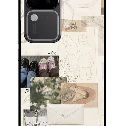 Soft Aesthetic Vivo V30 Pro 5G Glass Case