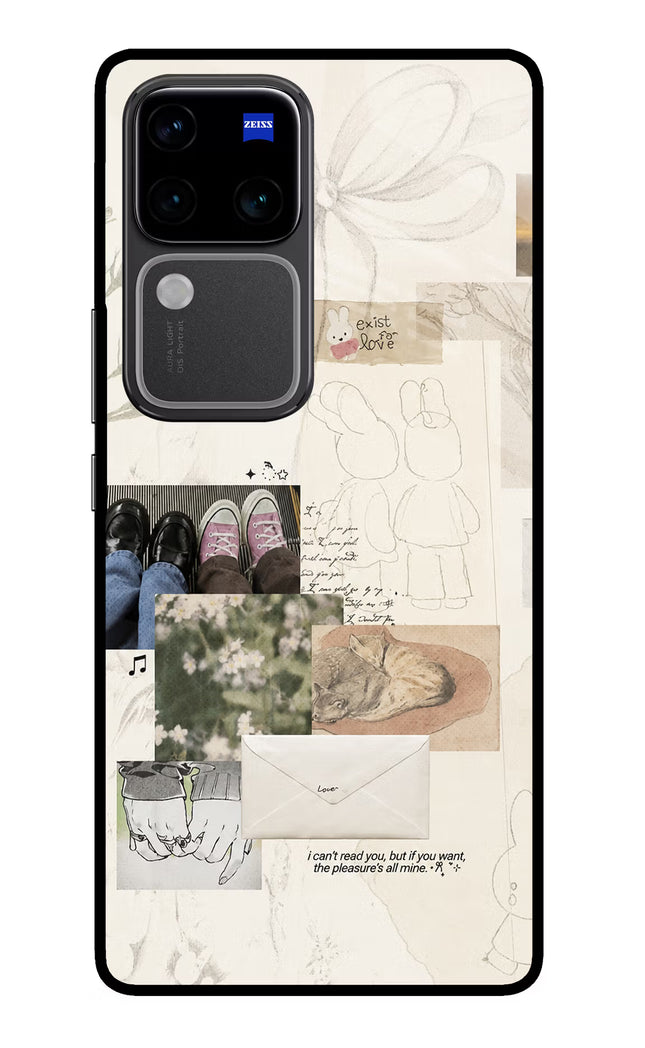 Soft Aesthetic Vivo V30 Pro 5G Glass Case