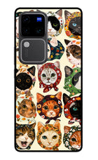 Cool Cat Vivo V30 Pro 5G Glass Case