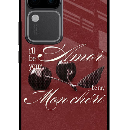 Velvet Cherry Vivo V30 Pro 5G Glass Case