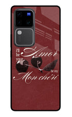 Velvet Cherry Vivo V30 Pro 5G Glass Case