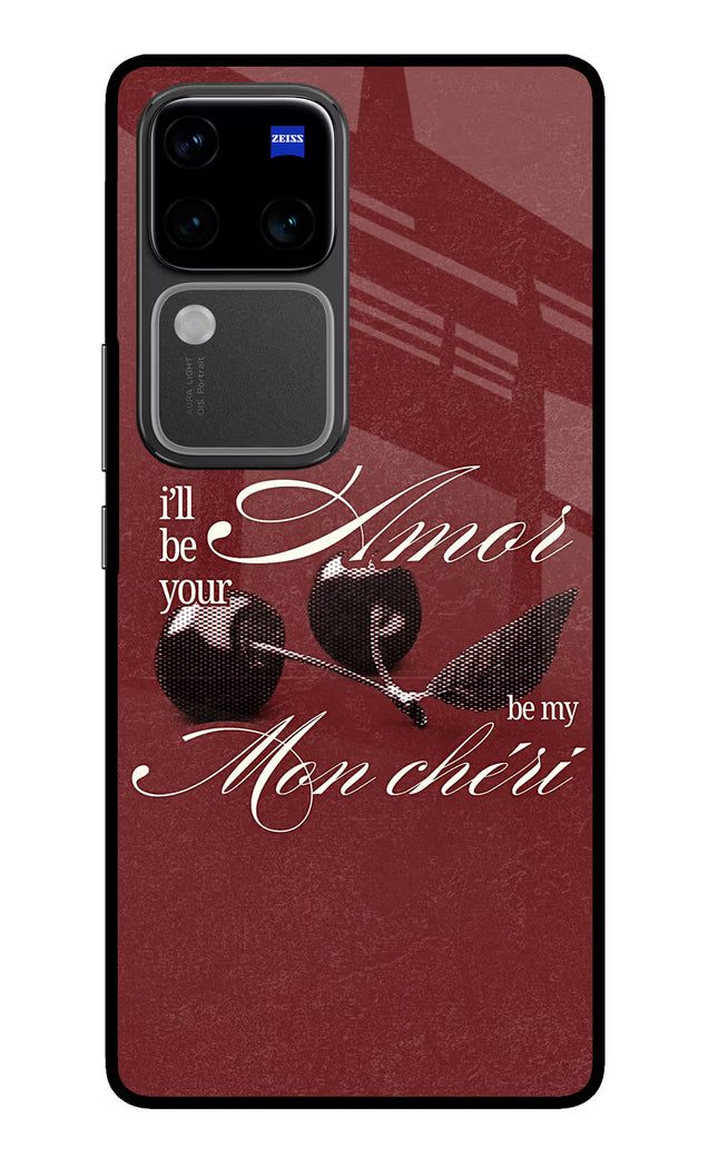 Velvet Cherry Vivo V30 Pro 5G Glass Case