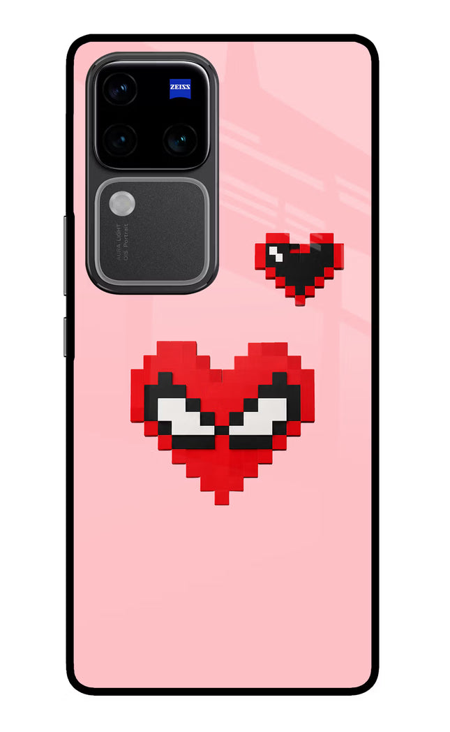Gwen Heart Vivo V30 Pro 5G Glass Case