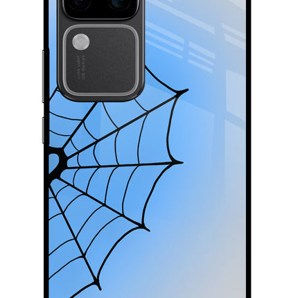 Blue Web Vivo V30 Pro 5G Glass Case