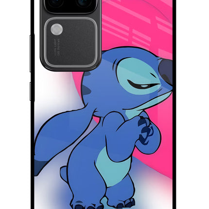 Stitch Hug Vivo V30 Pro 5G Glass Case
