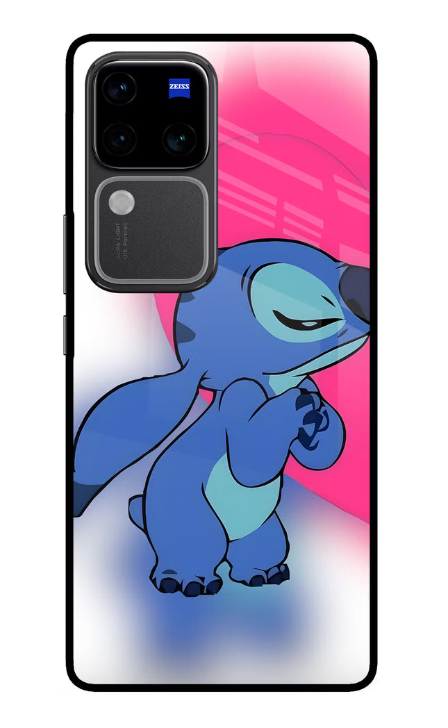 Stitch Hug Vivo V30 Pro 5G Glass Case