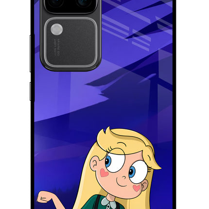 Star Glow Vivo V30 Pro 5G Glass Case