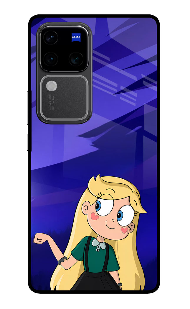 Star Glow Vivo V30 Pro 5G Glass Case