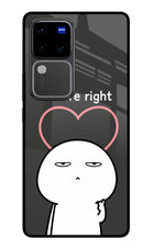 You're Right Vivo V30 Pro 5G Glass Case