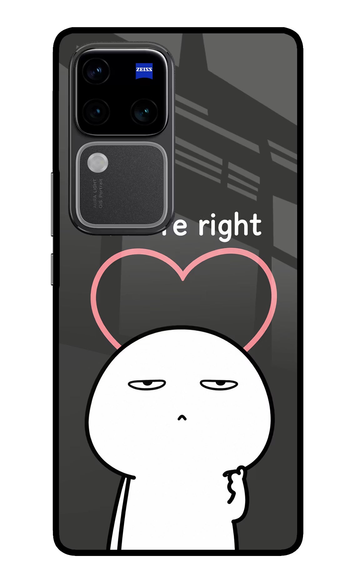You're Right Vivo V30 Pro 5G Glass Case