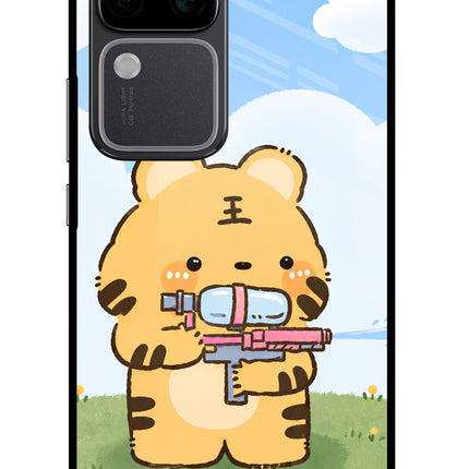 Tiger Treat Vivo V30 Pro 5G Glass Case