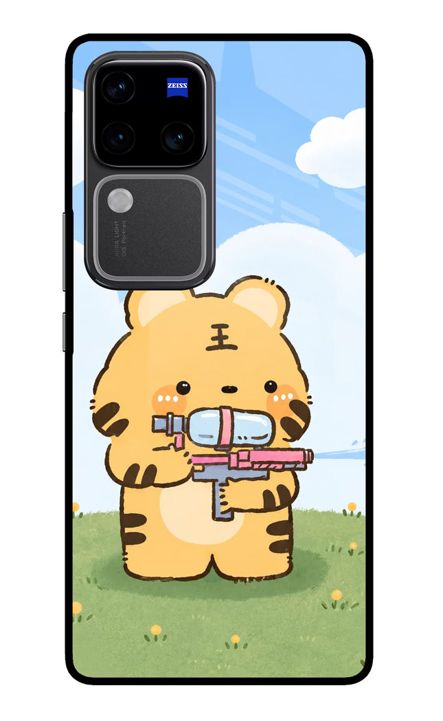Tiger Treat Vivo V30 Pro 5G Glass Case