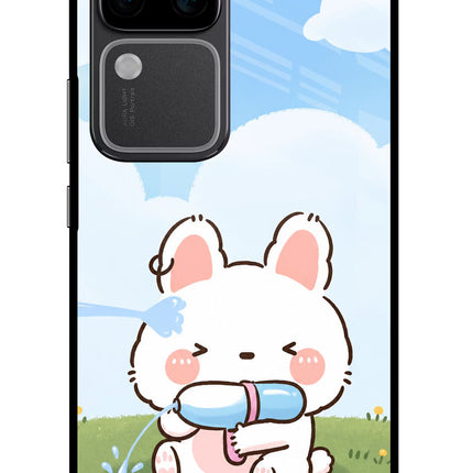 Bunny Treat Vivo V30 Pro 5G Glass Case