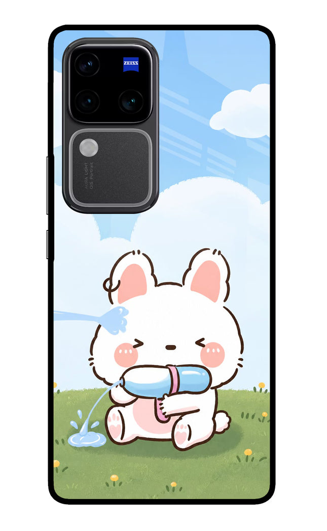 Bunny Treat Vivo V30 Pro 5G Glass Case