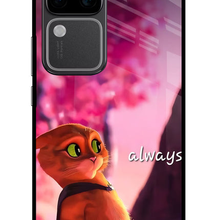 Always Cat Vivo V30 Pro 5G Glass Case