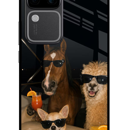 Party Squad Vivo V30 Pro 5G Glass Case