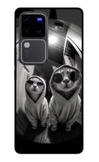 Hood Cats Vivo V30 Pro 5G Glass Case