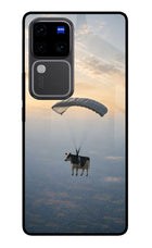 Skydiving Cow Vivo V30 Pro 5G Glass Case