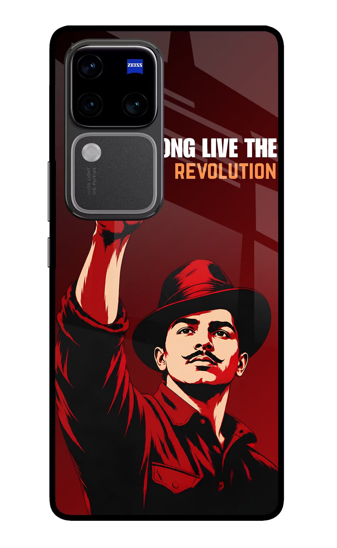 Bhagat Singh Revolution Vivo V30 Pro 5G Glass Case