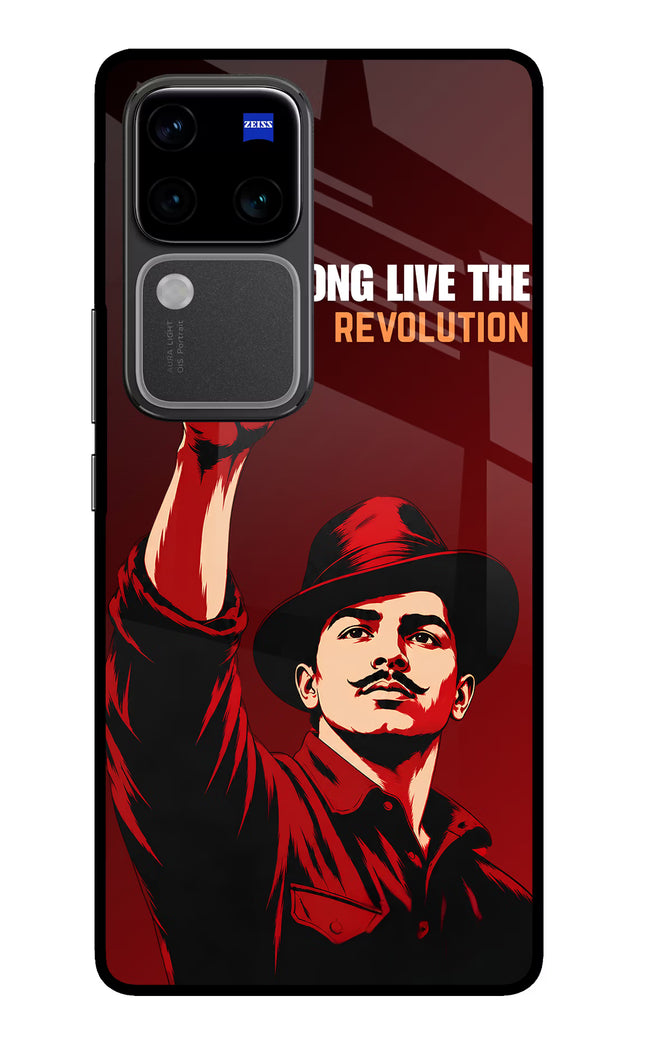 Bhagat Singh Revolution Vivo V30 Pro 5G Glass Case